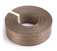 Skelang Chapa de madera, madera de chapa, cinta termoplástica de melamina, 50 mm × 15 m para estante, armario, marco de puerta, 50 mm × 15 m, nogal negro