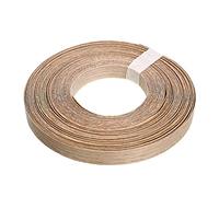 Skelang Chapa Madera, Madera de chapa, Cinta de canto termotermoadhesiva, de melamina, 19 mm × 15 m para estante, armario, marco de puerta (roble rojo)