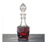 Skelang Decantador de whisky, botella decantadora de vidrio, decantador de alcohol para whisky, brandy, vodka, capacidad de 800 ml