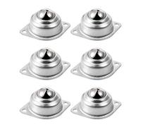 Skelang ruedas de bola para muebles, Transferencia a Bola, rodamiento de transferencia de bolas para transportador, transmisión, muebles, 6 piezas, 25 mm