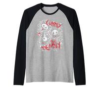 Skelanimals Cuddly But Deadly Kit Diego and Bonita Sketch Camiseta Manga Raglan