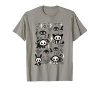 Skelanimals Retro Vintage Pop Art Lightning Heart Group Shot Camiseta