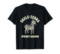 Skele Zebra Funny Halloween Esqueleto Huesos Juego de Palabras Camiseta gráfica económica