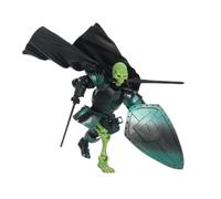 Skeleton Action Figure - Articulated Skull Knight | Posable Desktop Toy