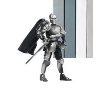 Skeleton Action Figure - Articulated Skull Knight | Posable Desktop Toy
