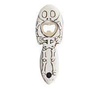 Skeleton Bottle Opener, Flat Beer Bottle Opener Keychain, Heavy Duty Resin Spooky And Funny Bottle Opener with 5,8 x 15,3 x 1,5 cm, 2,28 x 6,02 x 0,59 pulgadas For Home And Kitchen Use