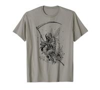 Skeleton Cute Fairy Goth Fairycore Grunge Vintage Graphic Camiseta