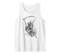 Skeleton Cute Fairy Goth Fairycore Grunge Vintage Graphic Camiseta sin Mangas