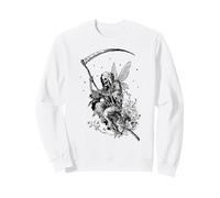 Skeleton Cute Fairy Goth Fairycore Grunge Vintage Graphic Sudadera