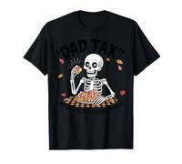Skeleton Dad Tax Funny Halloween Candy Check Camiseta