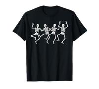 Skeleton Dance Crew Skelet Dancing Funny Halloween Niños Niños Camiseta