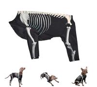 Skeleton Dog Costume for Large Dogs, Funny Dog Skeleton Halloween Costume, Funny Pet Sweatshirt for Halloween Party&Cosplay (M)