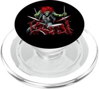 Skeleton Drummer Guy Rock and Roll Band Rock On Drum Kit PopSockets PopGrip para MagSafe