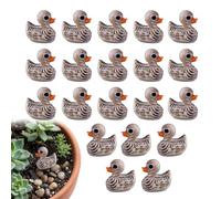 Skeleton Duck Figurines, Halloween Decorations, Cute Spooky Miniatures