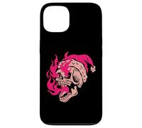 Skeleton Fire Skull Christmas Badass Carcasa para iPhone 13