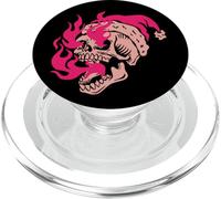 Skeleton Fire Skull Christmas Badass PopSockets PopGrip para MagSafe