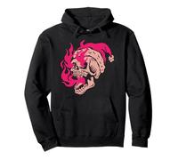 Skeleton Fire Skull Christmas Badass Sudadera con Capucha