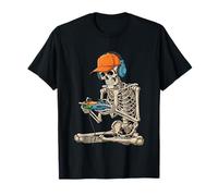 Skeleton Gamer con Auriculares Camiseta