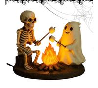 Skeleton Ghost Bonfire Nightlight - Skeleton Ghost Campfire Ambient Light