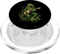 Skeleton Guitar Guy Rock and Roll Band Rock On PopSockets PopGrip para MagSafe