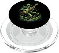 Skeleton Guitar Guy Rock AndRoll Band Rock On PopSockets PopGrip para MagSafe