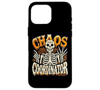 Skeleton Halloween Chaos Coordinator For Women Men Teacher Carcasa para iPhone 16 Pro MAX