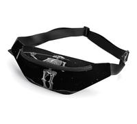Skeleton in The Night - Riñonera para hombres y mujeres, riñonera con correa ajustable, pequeña riñonera para viajes, caminar, correr, senderismo, ciclismo