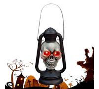 Skeleton Lantern, Handheld Vintage Spooky Light, Halloween-Themed Illumination for Outdoor Porch Yard Garden Holiday Party Haunted House Scary Night and Decoration Prop