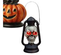 Skeleton Lantern, Handheld Vintage Spooky Light, Scary Seasonal Decorations, Halloween Prop for Outdoor Porch, Yard, Garden, Haunted House, Holiday Party, 9.06x4.92x4.13 inches