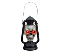 Skeleton Lantern, Vintage Handheld Spooky Light, Halloween Decorative Lamp, 9.06x4.92x4.13 Inches for Haunted Houses, Porches, Yards, Gardens, Parties, Holiday Events, and Outdoor Seasonal Displays