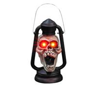Skeleton Lantern, Vintage Handheld Spooky Light, Halloween Decorative Lamp, 9.06x4.92x4.13 Inches for Haunted Houses, Porches, Yards, Gardens, Parties, Holiday Events, and Outdoor Seasonal Displays