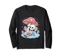 Skeleton Mushroom Pastel Goth Cottagecore Halloween Manga Larga
