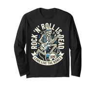 Skeleton Music Skull Rock Band Musician Skeletons Manga Larga