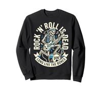 Skeleton Music Skull Rock Band Musician Skeletons Sudadera