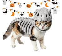 Skeleton Pet Apparel Luminous Canine Hoodie Fancy Dress Feline Party Use