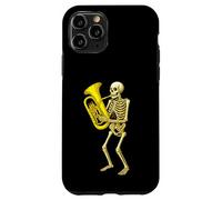Skeleton Playing Euphonium - Orquesta de Banda de Marcha Carcasa para iPhone 11 Pro