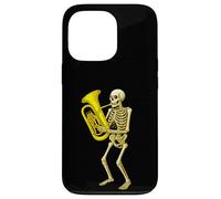 Skeleton Playing Euphonium - Orquesta de Banda de Marcha Carcasa para iPhone 13 Pro