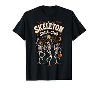 Skeleton Social Club Halloween Disfraz de Grupo a Juego Camiseta