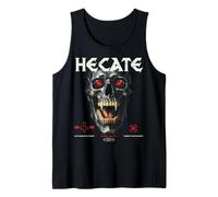 Skeleton Vampire Vintage Streetwear Urban Hip Hop Metal Y2K Camiseta sin Mangas