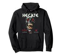 Skeleton Vampire Vintage Streetwear Urban Hip Hop Metal Y2K Sudadera con Capucha