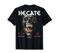 Skeleton Vampire Vintage Streetwear Urban Y2K Back Print Camiseta