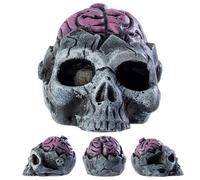Skeleton Whistle, Halloween Survival, Scary 3,54 x 2,83 x 2,56 pulgadas Brain Design Tool, Prank Prop for Youth Fun, Photo Shoots, Camping Alerts, Hiking Nights, Haunted Houses, Disfraz Play, Spooky
