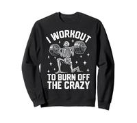 Skeleton Workout To Burn Off The Crazy Gym Graphic Sudadera