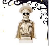 skeletonHalloween Decor | Resin Hand-Painted Figurine | skeletonDesk Sculpture | Scary skeletonSculptures Deliver Spooky Decorative Effect For All Indoor Display Needs. Made Of Resin, Each Scary Sk