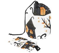 Skeletons and Bones - 1 bolsa de cosméticos con mini bolsa con cremallera, bolsa de aseo de viaje para mujer, organizador de maquillaje con cordón, bolsa portátil impermeable, Multicolor 08,