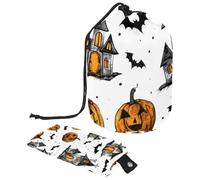 Skeletons and Bones - 1 bolsa de cosméticos con mini bolsa con cremallera, bolsa de aseo de viaje para mujer, organizador de maquillaje con cordón, bolsa portátil impermeable, Multicolor 10,