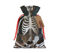 Skeletons - Bolsa de regalo ecológica con cordón para yoga, bolsas de regalo para fiestas, regalos de fiesta