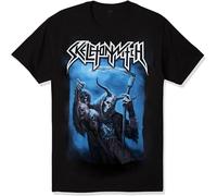 Skeletonwitch - Mens At One with The Shadows T-Shirt In Black Unisex 100% Cotton Short-Sleeve T-Shirts Black XL