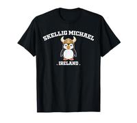 Skellig Michael Ireland Viking Puffin Vintage Souvenir Camiseta