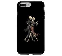 Skelton Tango Dancers Halloween Pareja Bailando Skeltons Love Carcasa para iPhone 7 Plus/8 Plus
